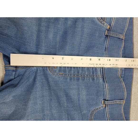 Spanx Jeans Womens XL 35x32 Boot High Rise Medium Pull On Stretch Modern Western - Picture 7 of 15
